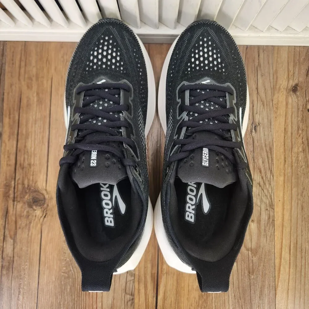 Brooks Glycerin 23 Running Shoes Womens Sz 9 Black Athletic Sneakers 1204651B090